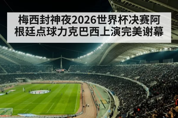 梅西封神夜2026世界杯决赛阿根廷点球力克巴西上演完美谢幕
